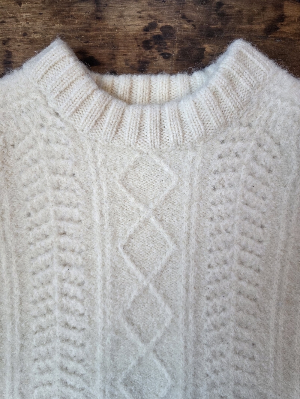 Northern Watters Knitwear Wool Sweater – Size 36 (refer to description) - Cream - Picture 2 of 7